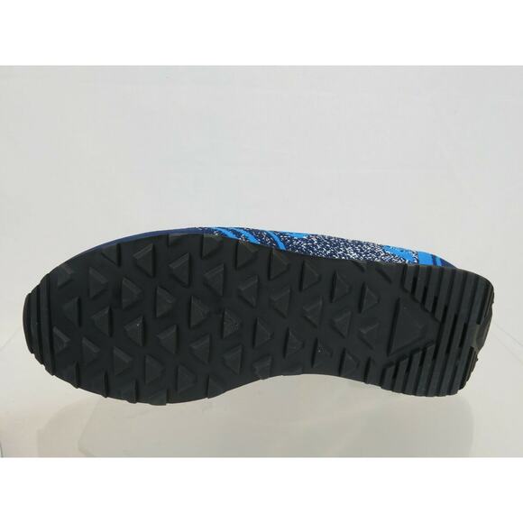 NIB PRADA 2EG272 BLUE FABRIC TRAINERS KNIT LOGO LACE UP SNEAKERS 8 US 9 ITALY - Picture 11 of 12